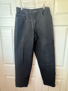 Backroad Blues Men’s Black Denim Jeans 32x32 100% Cotton Straight Leg